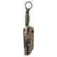 Toor Knives Serpent Fixed Blade Knife, 3.75in, Steel CPM3V, G10 Handle, Caiman Green, Serpent-Covert Green