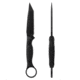 Toor Knives Serpent Fixed Blade Knife, 3.75in, Steel CPM3V, G10 Handle, Carbon, Serpent-Carbon