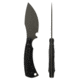 Toor Knives Vellum Fixed Blade Knife, 3.5in, CPM 154, Ebony Handle, Spanish Moss, Vellum-Spanish Moss