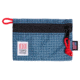 Topo Designs Accessory Bags, Blue/White Ripstop, Micro, TDABS19BLWHRPMC