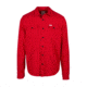 Topo Designs Mountain Solid Shirt - Men's,Twill Flannel, Straight Fit, Red, Small TDMMSSLF19RDSM
