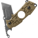 TOPS Knives 208 Clipper Folder Folding Knife, 5 tumbled finish CPM S35VN stainless tanto blade, OD green G10 handle, 2CP-01