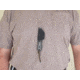 Tops Knives ALRTXL-03 Tanto Point Fixed Blade Knife, Gray, 2.75in, ALRTXL-03