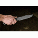 Tops Knives Apache Dawn Rockies Edition Fixed Blade Knife, 6.75 in, Tumble Blade Finish, 1095 RC 56-58 Steel, Black G10 Handle APAD-02