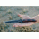 Tops Knives Black Heat Fixed Blade Knife, Red, 6.5in, BLKHT-01