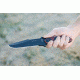 Tops Knives Black Heat Fixed Blade Knife, Red, 6.5in, BLKHT-01