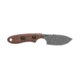 TOPS Knives Bull Trout Fixed Blade Knife, 6.50in, Tumble Finish, Chocolate Leather BLTT-01