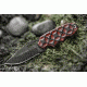 Tops Knives CAT #200 Fixed Blade Knife, Red/Black, 3.25in, 200H-02