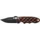 Tops Knives CAT #200 S-Series Fixed Blade Knife, Red/Black, 3.25in, 200S-05