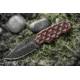Tops Knives CAT #200 S-Series Fixed Blade Knife, Red/Black, 3.25in, 200S-05