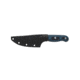 TOPS Knives Dicer 3 Paring Kitchen Knife, 3.5in, CPM S35Vn Steel, Drop Point, Black Canvas Micarta/Blue-Black G10 Handle DCR3-01