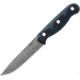 TOPS Knives Dicer Steak Knife, 4.38 tumbled finish S35VN stainless blade, Black and blue G10 handle, DCR4-01