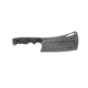 Tops Knives El Chappo Fixed Blade Knif, 6 in Acid Rain Blade, 1095 RC 56-58 Steel, Black Canvas Micarta Handle, ECHA-02