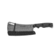 Tops Knives El Chappo Fixed Blade Knif, 6 in Acid Rain Blade, 1095 RC 56-58 Steel, Black Canvas Micarta Handle, ECHA-02