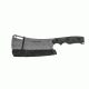 Tops Knives El Chappo Fixed Blade Knif, 6 in Acid Rain Blade, 1095 RC 56-58 Steel, Black Canvas Micarta Handle ECHA-02