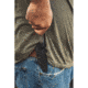 TOPS Knives El Pionero Fixed Blade Knife, 7.63in Overall, 3.38in Tumbled Finish 1095HC Steel Blade, Tan Canvas Micarta Handle, Kydex Sheath, ELPO-01