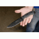 Tops Knives Hunters of Gunmen Fixed Blade Knife, Black, 4.38in, HOG-4.5