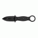 Tops Knives I.C.E. Dagger Fixed Blade Knife, w/beta loops, Black, 3in, ICED-02