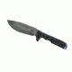 Tops Knives Idaho Hunter Fixed Blade Knife, Snake River Edition, Black, 4.75in, TIH-03