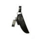 Tops Knives Leather Dangler-Style Sheath, w/Firesteel and Survival Whistle, Black, Right Hand, SHL-BUSH-LH