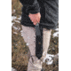 Tops Knives Longhorn Bowie Micarta Fixed Blade Knife, w/Black River Wash and RMT, Black, 6.75in, LONGB-06