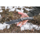 Tops Knives Longhorn Bowie Micarta Fixed Blade Knife, w/Black River Wash and RMT, Black, 6.75in, LONGB-06