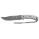 Tops Knives Longhorn Bowie Micarta Fixed Blade Knife, w/Black River Wash and RMT, Black, 6.75in, LONGB-06