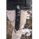 Tops Knives Longhorn Bowie Micarta Fixed Blade Knife, w/Black River Wash, Black, 6.75in, LONGB-05
