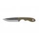 Tops Knives Mini Scandi Rockies Edition Fixed Blade Knife, Brown, 3in, MSK-TBF