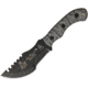 TOPS Knives Mini Tom Brown Tracker Knife, 6.5in Overall, 3.5in Camo Sawback 1095HC Blade, Rocky Mountain Tread Black Micarta Handle, TBT-040-RMT