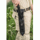 Tops Knives Mission Team 21 Fixed Blade Knife, Black, 6.63in, MT-21