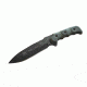 Tops Knives Mission Team 21 Fixed Blade Knife, Black, 6.63in, MT-21