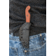 Tops Knives Pit Stop 3 Fixed Blade Knife,3in,Carbon Steel Blade,Tan Canvas Micarta Handle TPPSK01