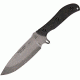 Tops Knives Silent Hero Fixed Blade Knife, Black, 6.38in, HERO-03