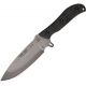 Tops Knives Silent Hero Fixed Blade Knife, Black, 6.38in, HERO-03