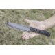 Tops Knives Silent Hero Fixed Blade Knife, w/Smooth Scales, Black, 6.38in, HERO-04