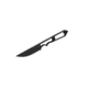 TOPS Knives Street Spike Fixed Blade Knife, Black Traction 2.75in Blade, Skeletonized Handle, Kydex Sheath Included STS-01