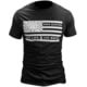 TOPS Knives Flag Logo Cotton T-Shirt, Black, XXL, TS-FLAGBLK-XXL