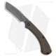 TOPS Knives Tac-Raze 6 Folding Knife, 3.25in, 1095, Cleaver Blade, G10 Black Handle, Gray/Black, 7.625in, BHQ-181170