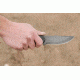Tops Knives TEX Creek Fixed Blade Knife, Black, 4.19in, TEX4-02