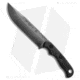 TOPS Knives Tex Creek XL Fixed Blade Knife, 6.125in, 1095, Drop Point Blade, Micarta Black Handle, Gray/Black, 11.125in, BHQ-22833