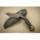Tops Knives Tops 10/27 Fixed Blade Knife, Black, 3.5in, ELPN-X1