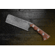 TOPS Knives TOPS Nata Fixed Blade Knife, 6.50in, Acid Rain, Black Canvas/Brown Burlap Micarta TNAT-02