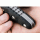 Tops Knives TOPS Sling Slingsht, 6.25 in, 1095 Steel, Tumble Finish, Black Canvas Micarta Handle TSLI-01