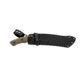 Tops Knives Tundra Trekker Fixed Blade Knife,9in,Tactical Stone 1095 RC 56-58 Steel Blade, Green Canvas Micarta Handle, TDTK-01