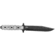 TOPS Knives US Combat Fixed Blade Knife, 7.5in, 1095 RC 56-58 Steel Blade, Black Linen Micarta Handle, TPUS01