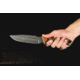 TOPS Knives VTAC Norseman Fixed Knife, 5.50in, 1095 RC 56-58 Steel, Harpoon Blade, Tan/Green Canvas Micarta Handle VTAC-01