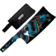 Toro Knives Besito Water Throwing Knife, 15.88in Overall, 10.25in Black Powder 3Cr13 Blade, Water Dragon Artwork SS Handle, Nylon Sheath, 68