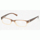 Tory Burch TY 2003 Eyeglasses Styles Brown Fade Frame w/Non-Rx 49 mm Diameter Lenses, 858-4918
