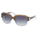 Tory Burch TY 7017 Sunglasses Styles - Brown Blue Fade Frame / Grey Gradient Lenses, 912-11-5418